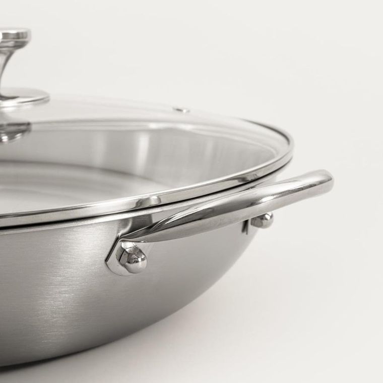 Homla, Arden, wok ze stali nierdzewnej, 34 cm