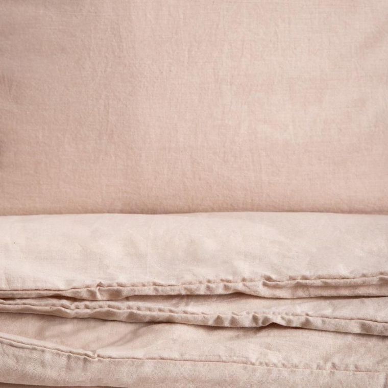 Homla, Avelia, pościel, satynowa z domieszką wiskozy beżowa, 160-200 cm