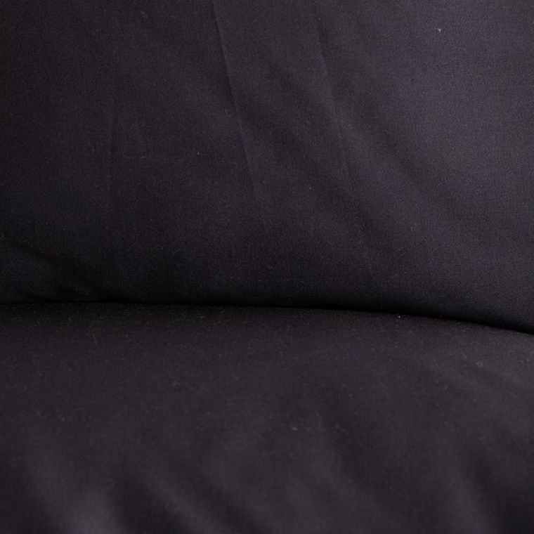 Homla, Bamsa, zestaw dwóch poszewek, z satyny bambusowej, czarny, 70-80 cm