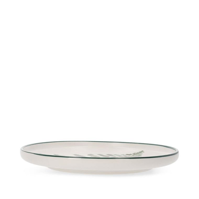 Homla, Blyde, talerz, z liściem paproci, 20 cm