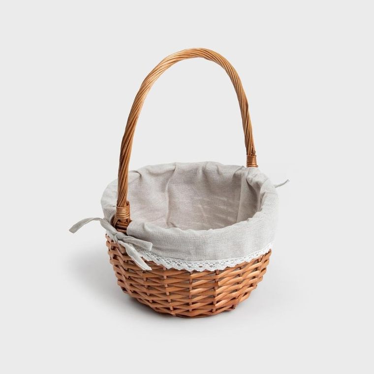 Homla, Carello, koszyk, wiklinowy średni, 25 cm