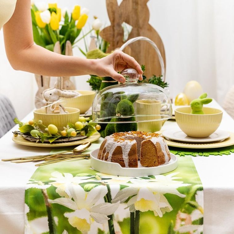 Homla, Fincan, patera, z ceramiczną podstawką, 22 cm