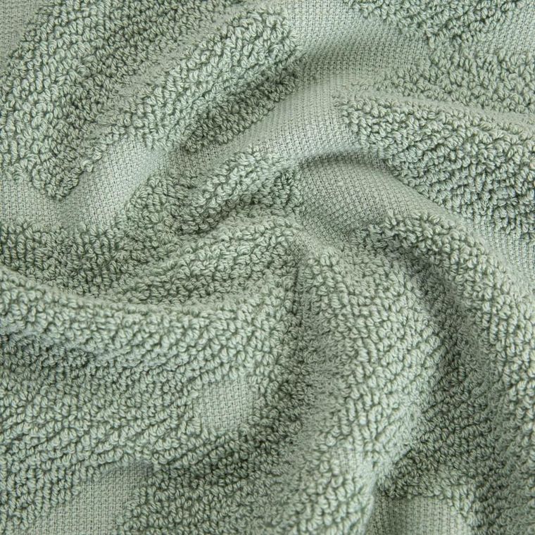 Homla, Flores, ręcznik, pistacjowy żakardowy, 50-90 cm