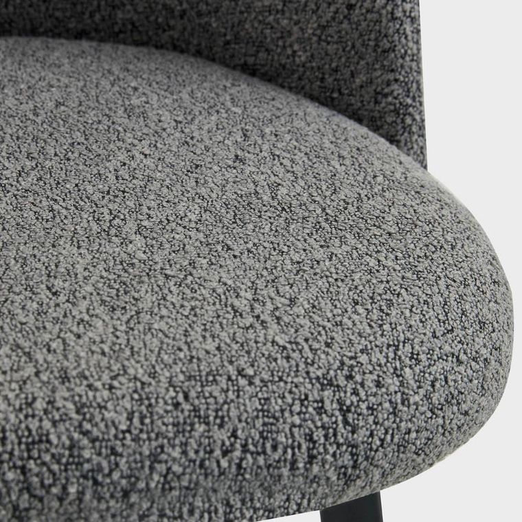 Homla, Fresca, krzesło, ciemnoszare, 47-56-78 cm