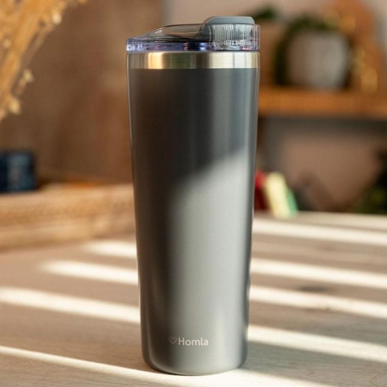 Homla, Gaspar, kubek termiczny, grafitowy, 0,6l