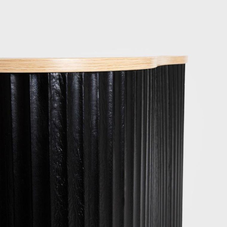 Homla, Gebo, stolik kawowy, czarny, 47-37-47,5 cm, 710773