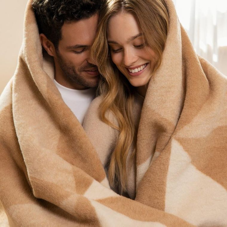 Homla, Kardelen, koc, gruby ze wzorem, 150-200 cm