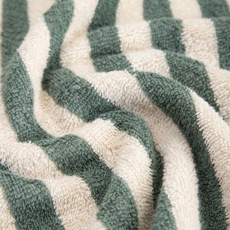 Homla, Listra, ręcznik, w pistacjowe paski, 70-130 cm