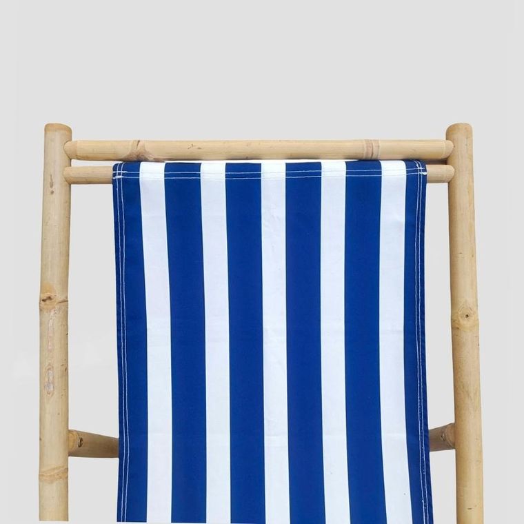 Homla, Mare, leżak, w biało niebieskie paski, 139-60-11 cm, 741845