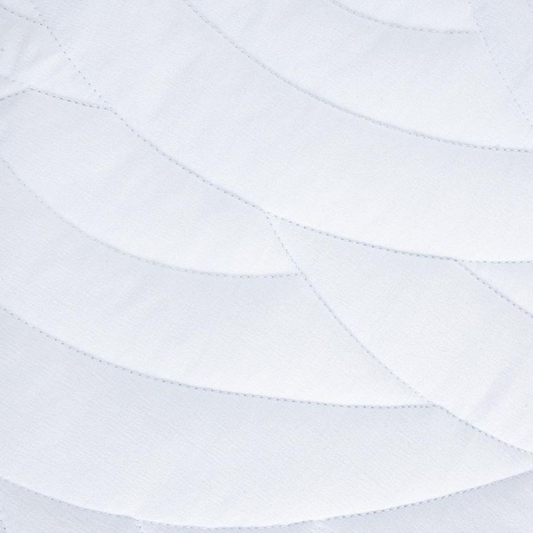 Homla, Marey, narzuta, błękitna z pikowaniem fala, 200-220 cm