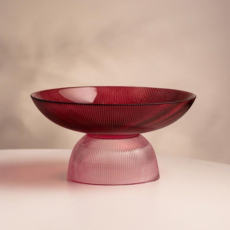 Homla, Megalo, patera, bordowo-różowa, 25 cm