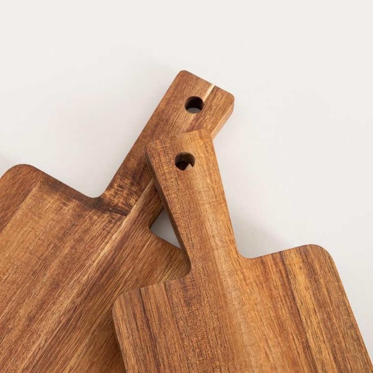 Homla, Mooka, zestaw desek, klasycznych akacjowych, 2 szt.