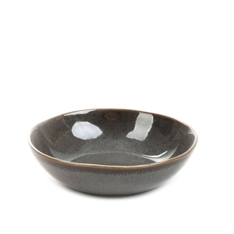 Homla, Mystic, talerz, głęboki szary, 19 cm