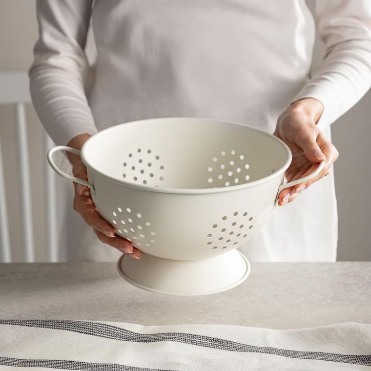 Homla, Nibbly, durszlak, śmietankowy, 23-13,5 cm