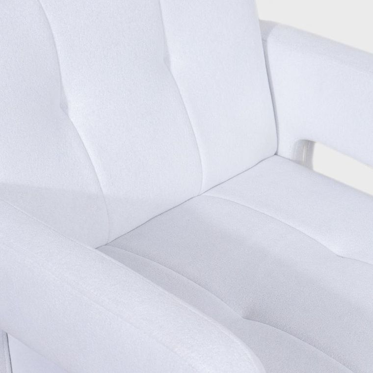 Homla, Pelle, fotel, biały, 68-69-75 cm, 737763