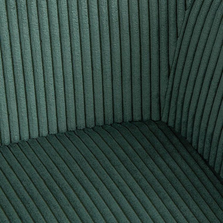 Homla, Pesa, krzesło w tkaninie, zielone, 56-60-82 cm