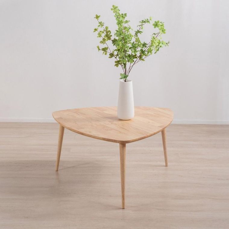 Homla, Purnam, stolik, naturalny, 90-90-45,5 cm