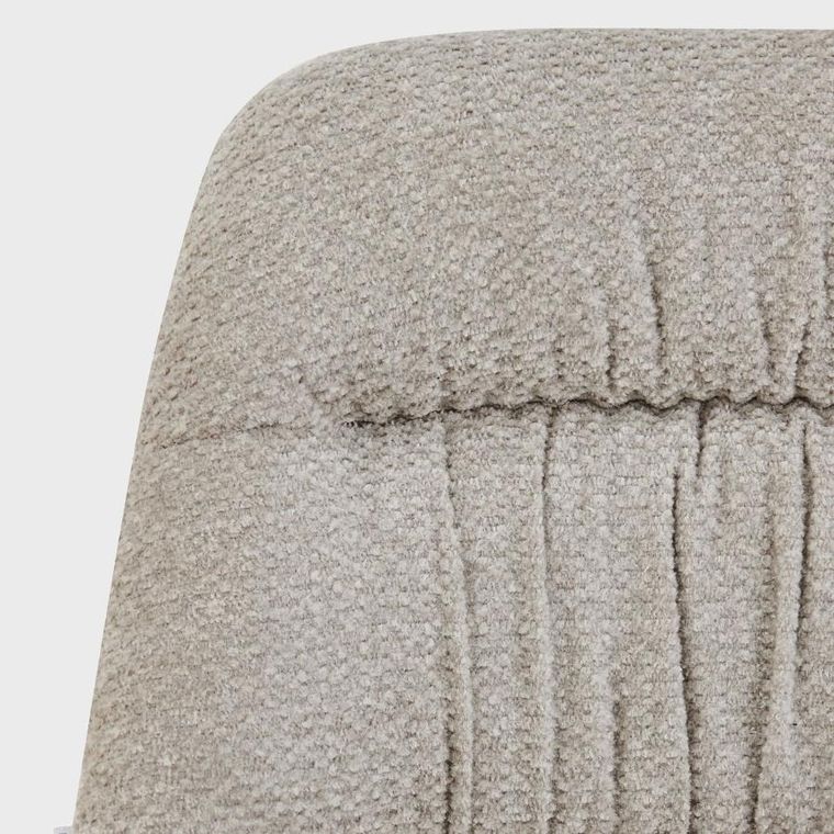 Homla, Quercia, krzesło, beżowe, Retro Bliss, 56-48-85 cm