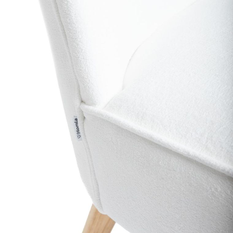 Homla, Soal, Fotel ecru, 57-69-76 cm, 895895