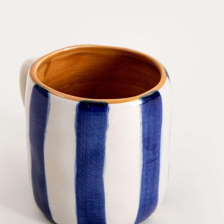 Homla, Torrit, kubek, w granatowe paski, 0,1l