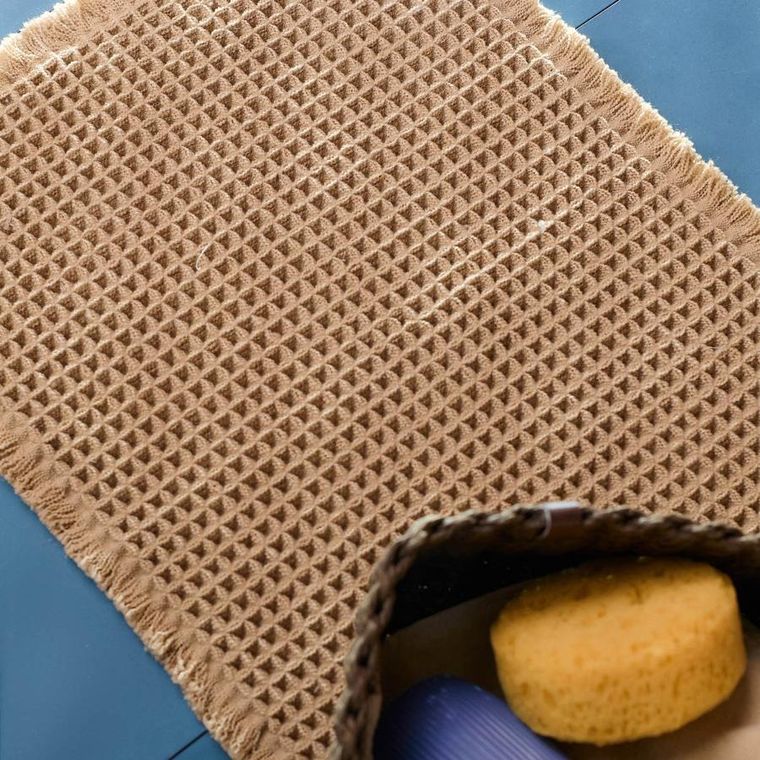 Homla, Vaffel, dywanik łazienkowy, o waflowej teksturze, 40-60 cm, 704383