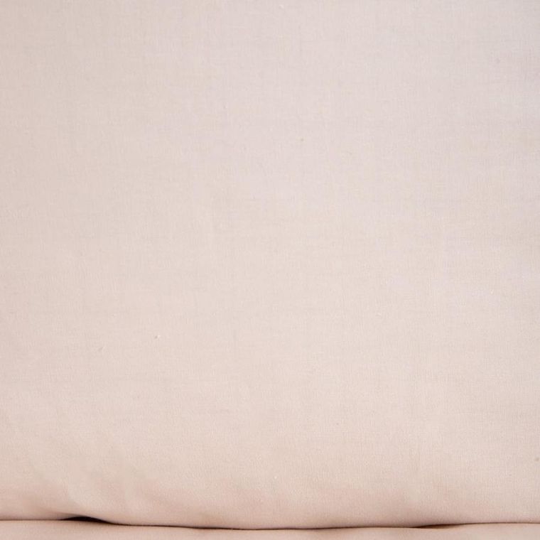 Homla, Vela, pościel, bawełniana z ozdobną lamówką beżowa, 200-220 cm