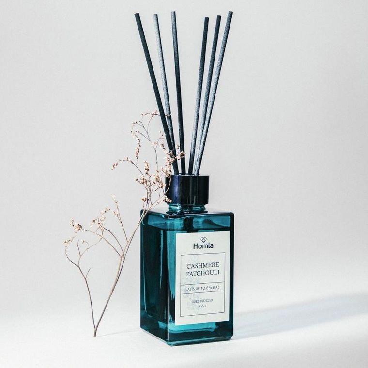 Homla, Verde, dyfuzor zapachowy, Cashmere Patchouli, 120 ml