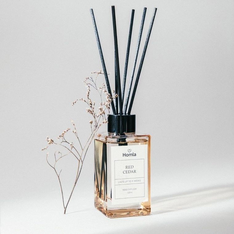 Homla, Verde, dyfuzor zapachowy, Red Cedar, 120 ml