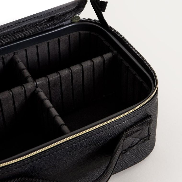 Homla, Voyelle, kosmetyczka, z lustrem i przegrodami, 24,5-18,5-11 cm