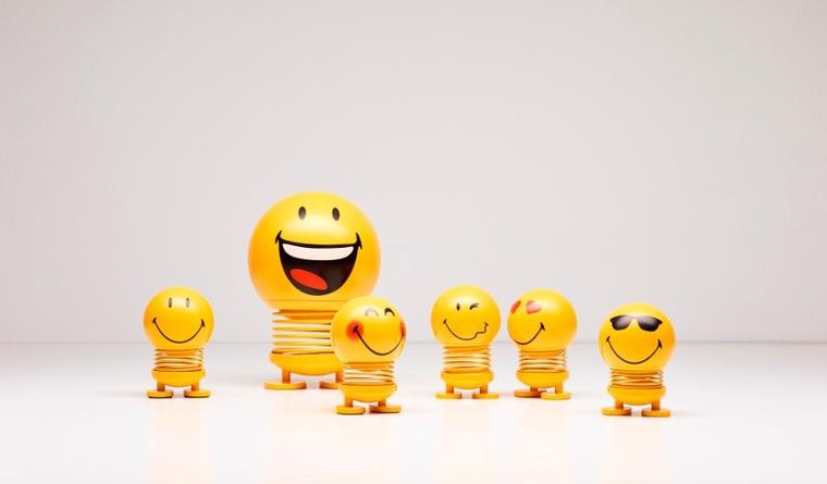 Hoptimist, Smiley Joy S, figurka, yellow