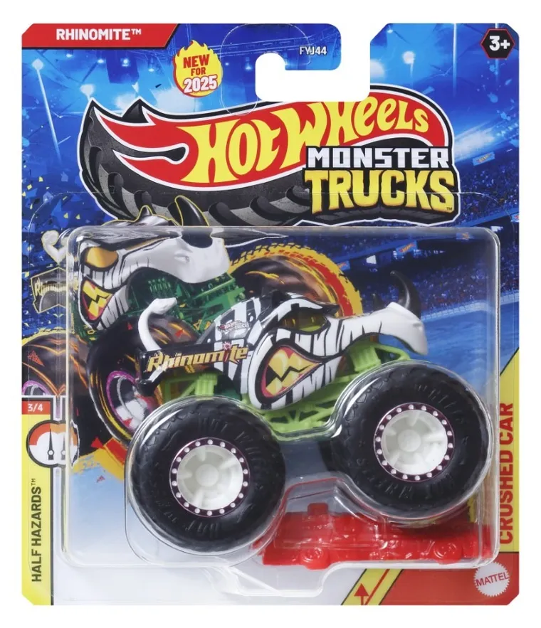 Hot Wheels, Monster Trucks, pojazd, skala 1:64