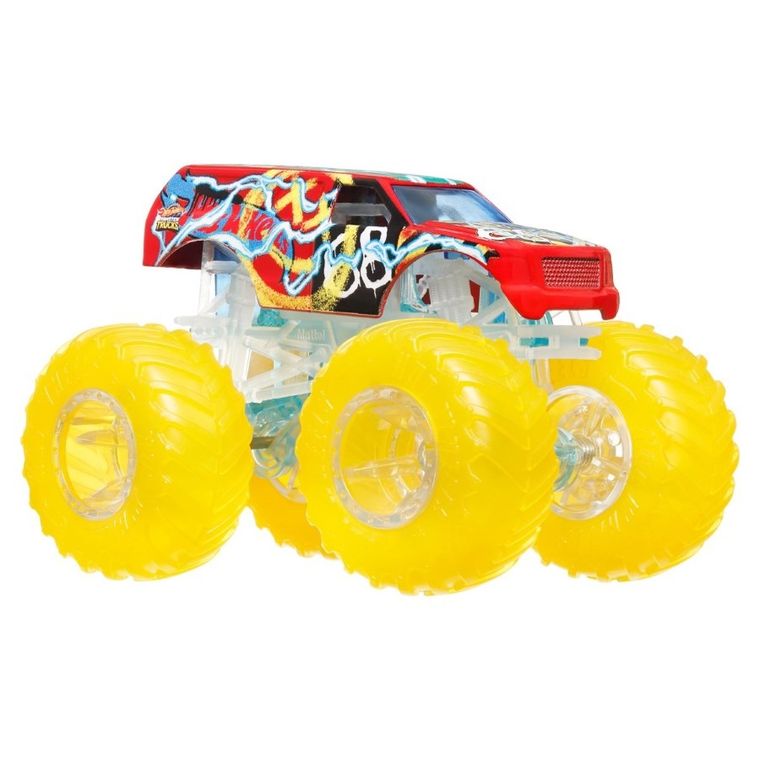 Hot Wheels, Monster Trucks Power Smashers, pojazd, skala 1:64, 1 szt.