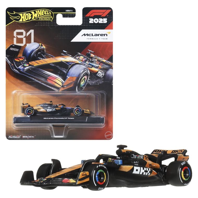 Hot Wheels, Premium, Formuła 1, McLaren Formula 1 Team (#81), pojazd, JKD81