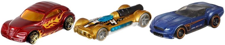 Hot Wheels, zestaw 3 autek