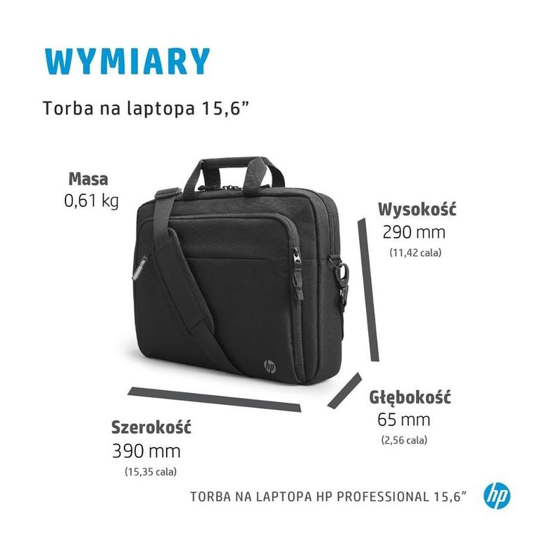 HP, torba, Renew Business do notebooka 15.6", czarna