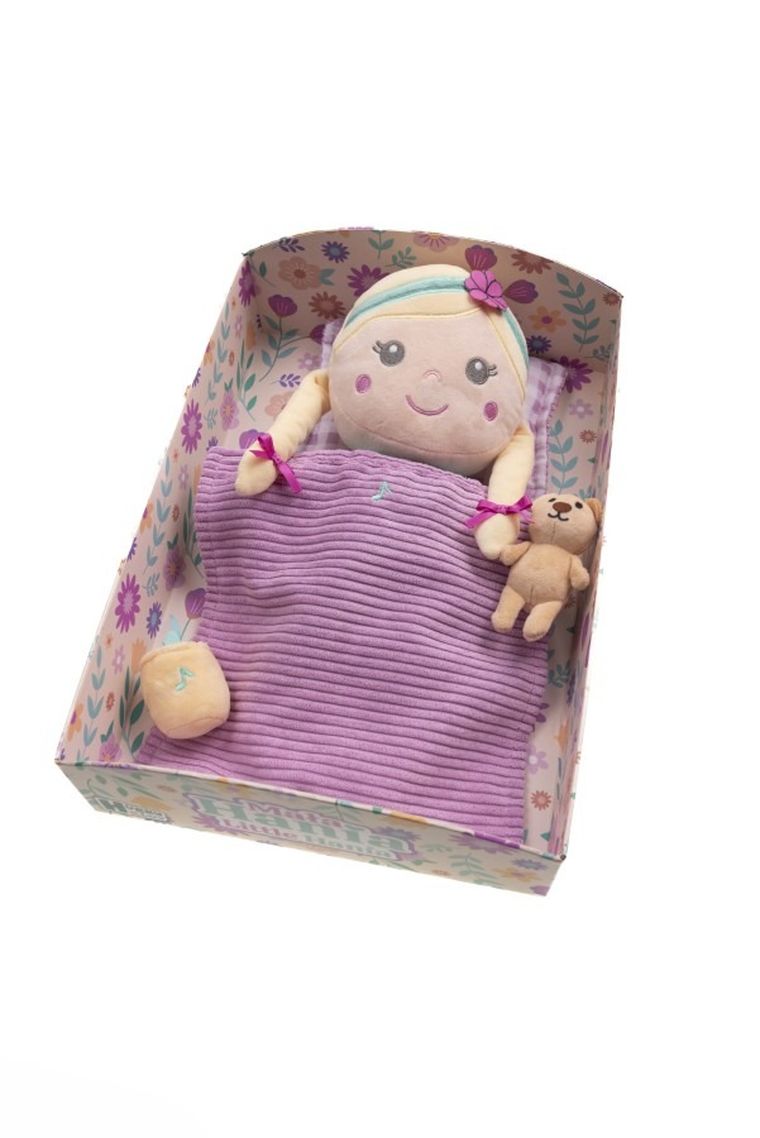 Huggy Luv, Hania, lalka z 5 akcesoriami, interaktywna, miękka