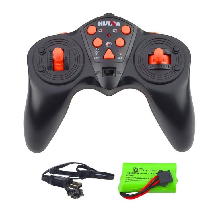 Huina, ciężarówka z kontenerem, pojazd zdalnie sterowany, 1:18