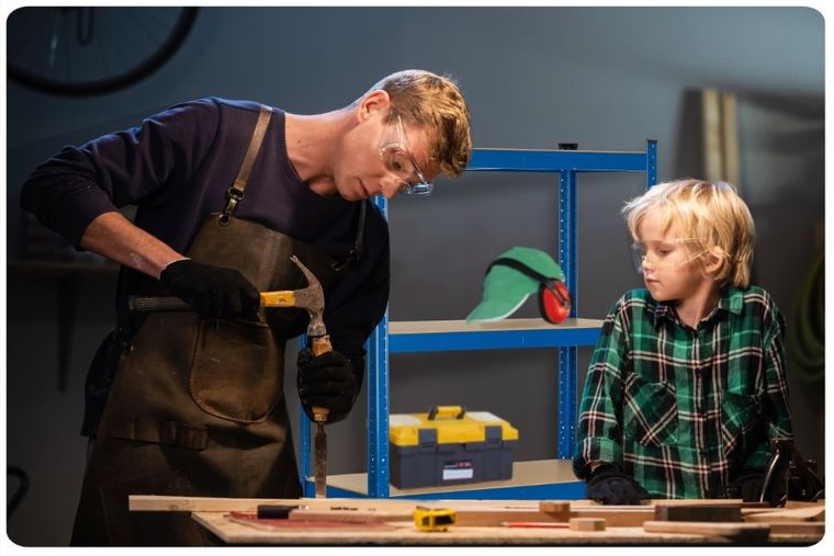 Humberg, regał metalowy, magazynowy, 2w1, 150-75-30 cm, 625 kg