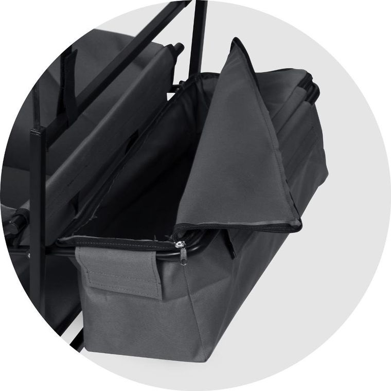 Humberg, wózek transportowy, składany, 80l