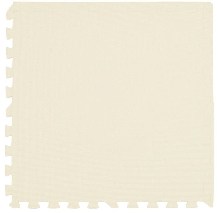 Humbi, mata piankowa, puzzle piankowe, kremowe, beżowe, 60-60 cm, 9 szt.