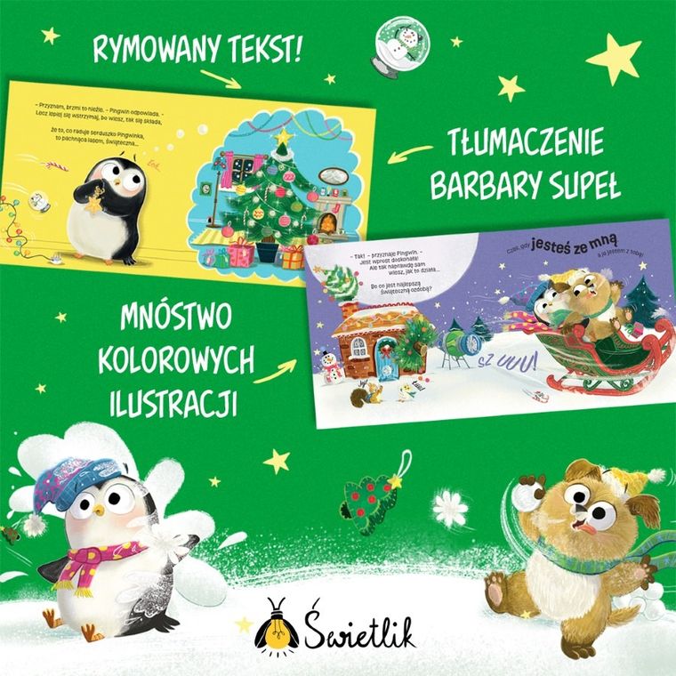 Idealne święta. Pingwinek i szczeniak