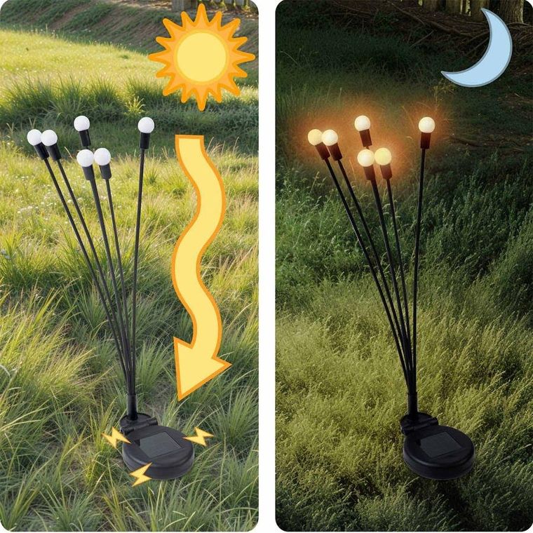 Ilumen, lampka solarna, świetliki, 2 szt.