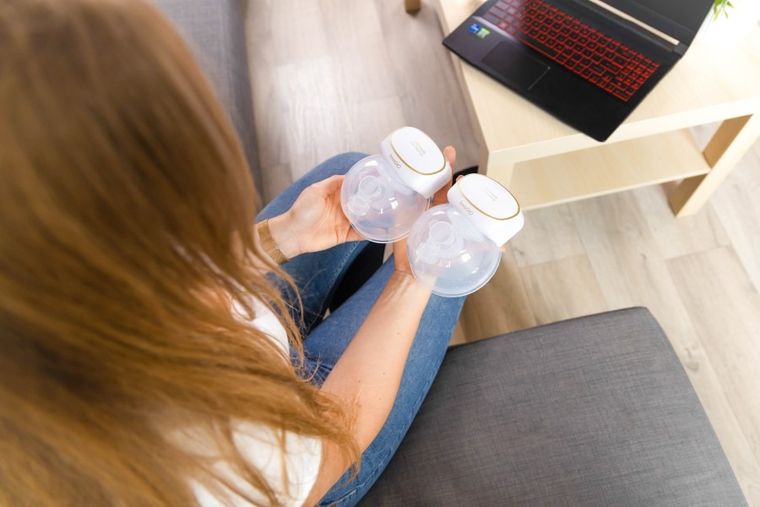 InnoGIO, GIOmumLine, Handy, laktator elektryczny muszlowy, podwójny