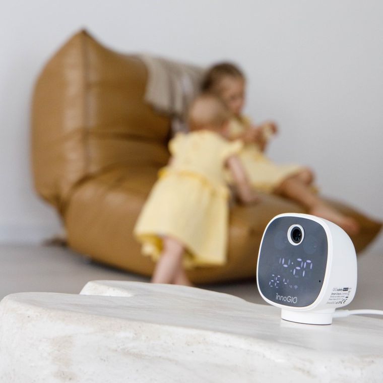 InnoGIO, GIOsafety, Smart Clock, kamera wi-fi