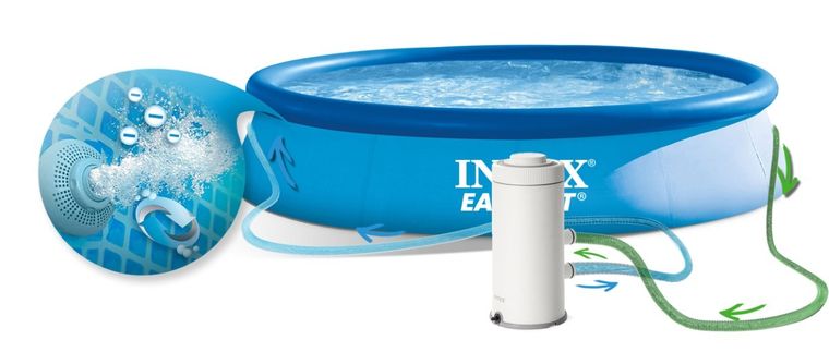 Intex, basen rozporowy, 9w1, 457-84 cm
