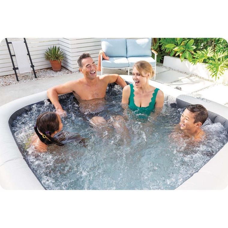 Intex, dmuchane SPA z hydromasażem, 4 osobowe + generator chloru