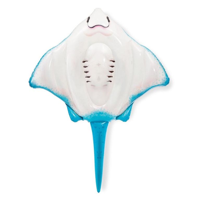 INTEX, dmuchany materac, płaszczka, 185-145 cm