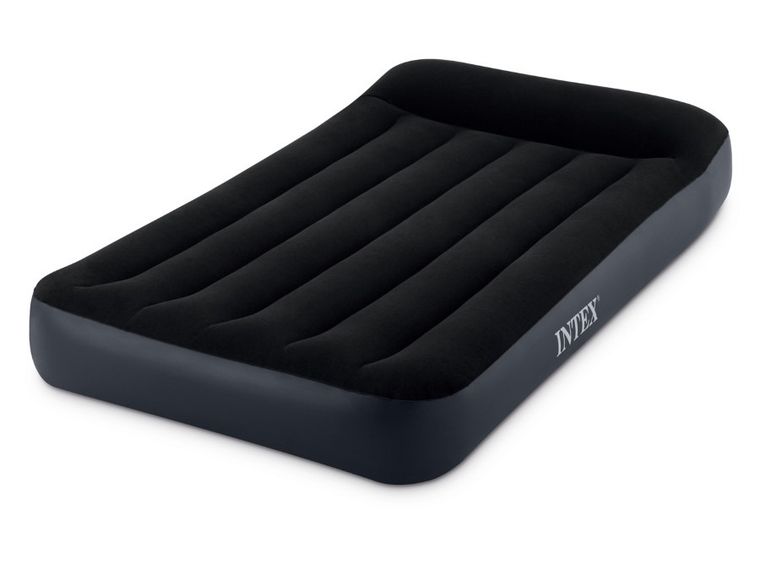 Intex, jednoosobowe łóżko dmuchane z poduszką
