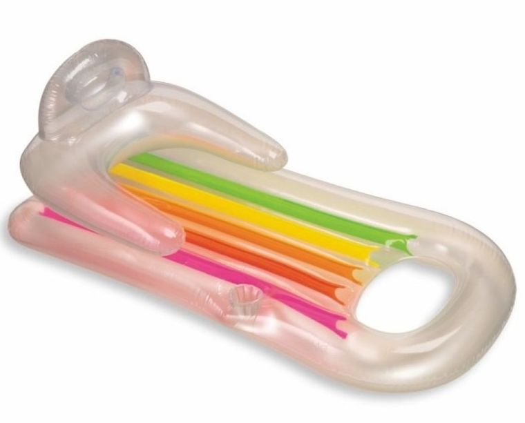 Intex, materac, leżanka z oparciem