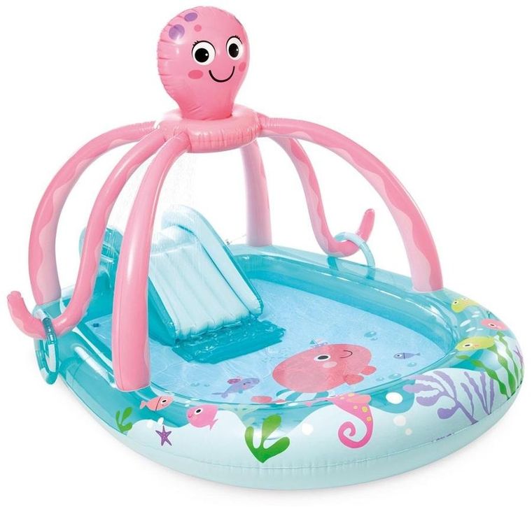 Intex, Plac zabaw dmuchany wesoła ośmiornica, 56138